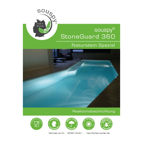 souspy® StoneGuard 360 Naturstein Spezial - Reaktionsbeschichtung für Naturstein