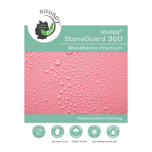 souspy® StoneGuard 360 Wandfläche Premium - Reaktionsbeschichtung für Wandflächen
