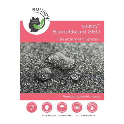 souspy® StoneGuard 360 Faserzement Spezial - Reaktionsbeschichtung für Faserzementplatten